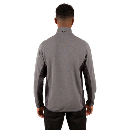 Storm Grey - Lifestyle - Trespass Mens Wotterham Mock Neck Long-Sleeved Top