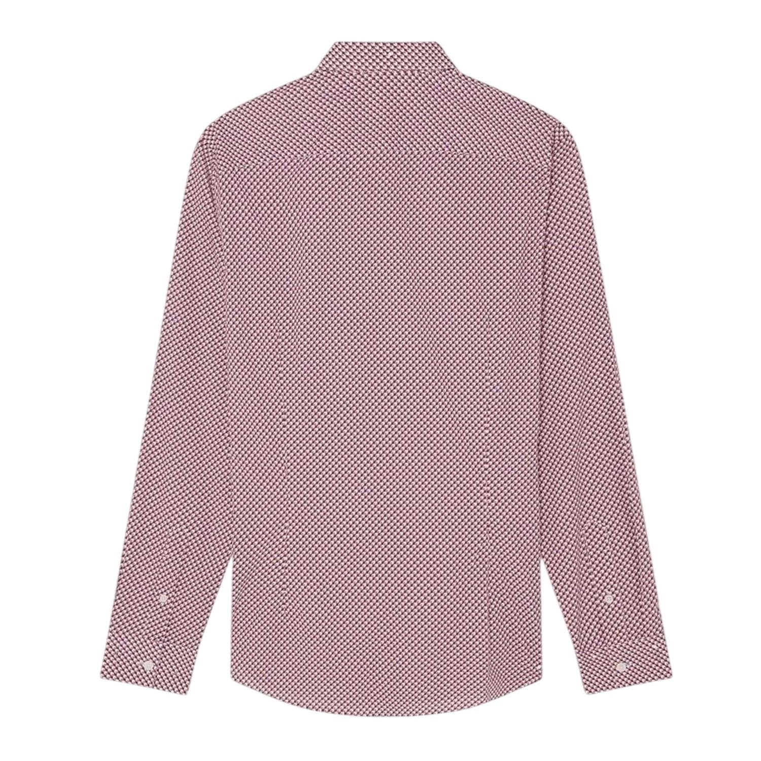 White - Back - Ted Baker Mens Geometric Pattern Shirt