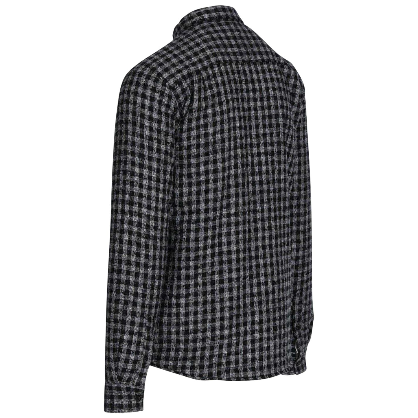 Black - Back - Trespass Mens Checked Regular Shirt