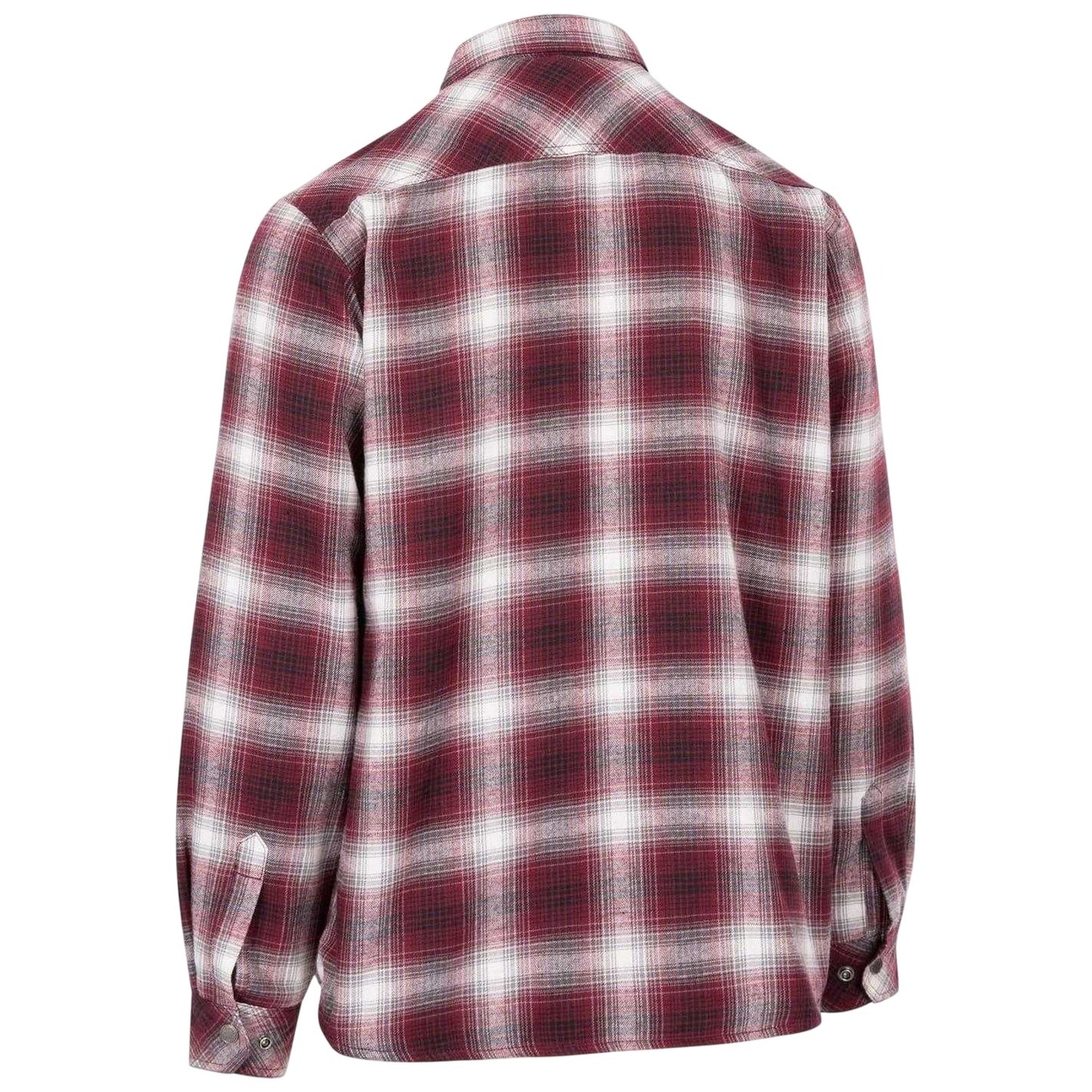 Merlot - Back - Trespass Mens Collared Shirt