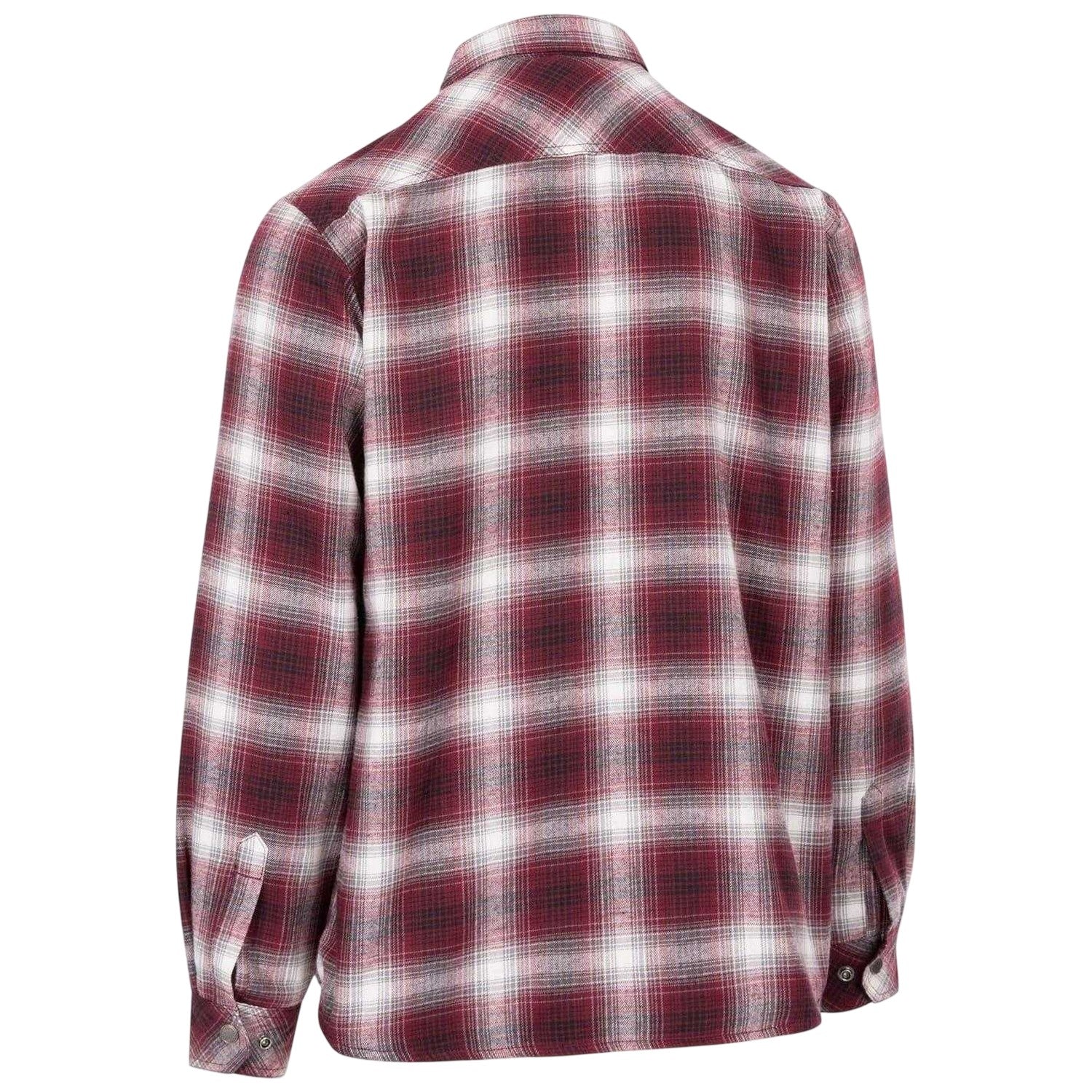Merlot - Back - Trespass Mens Collared Shirt