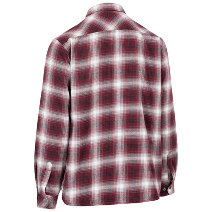 Merlot - Back - Trespass Mens Collared Shirt