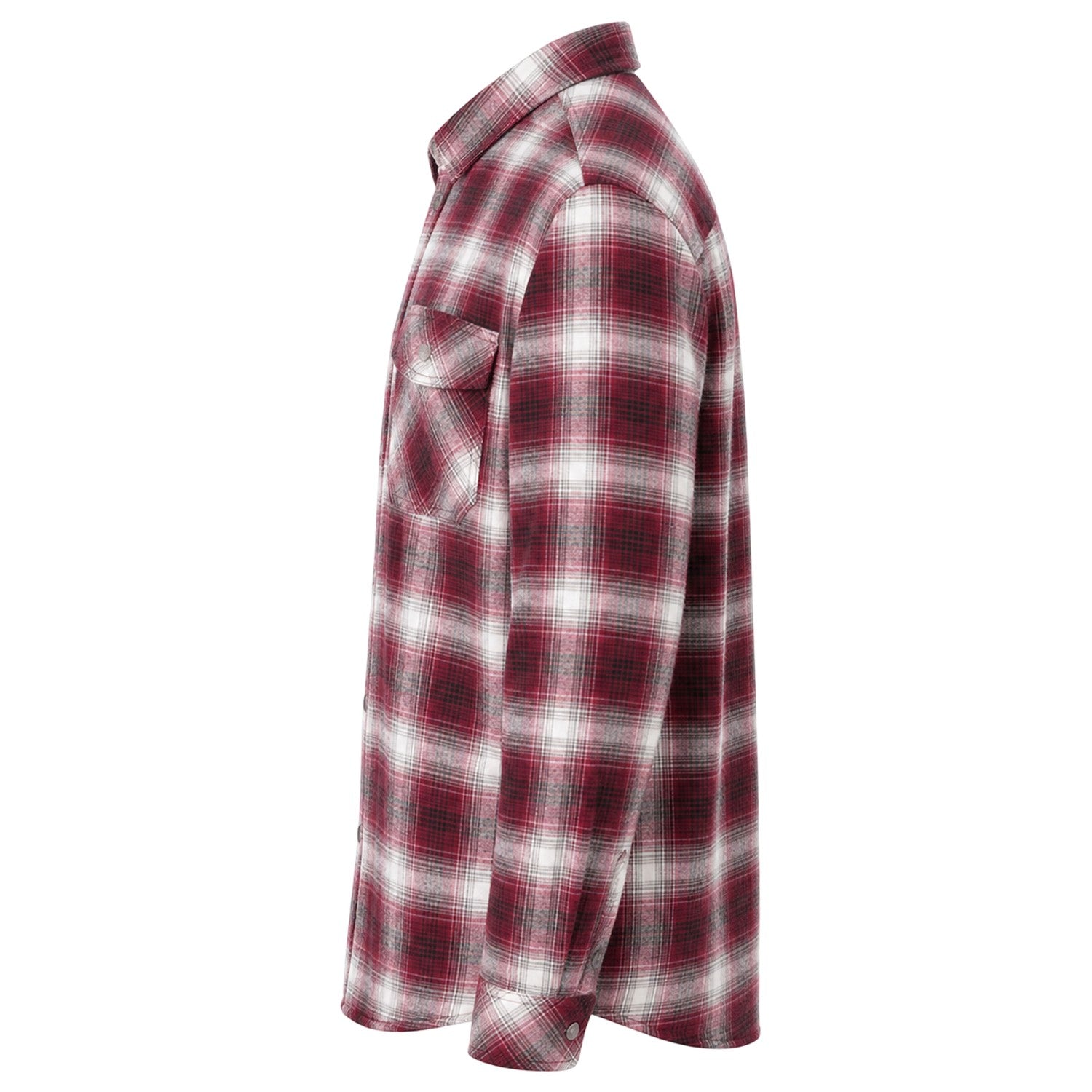 Merlot - Side - Trespass Mens Collared Shirt