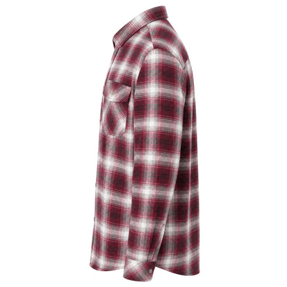 Merlot - Side - Trespass Mens Collared Shirt