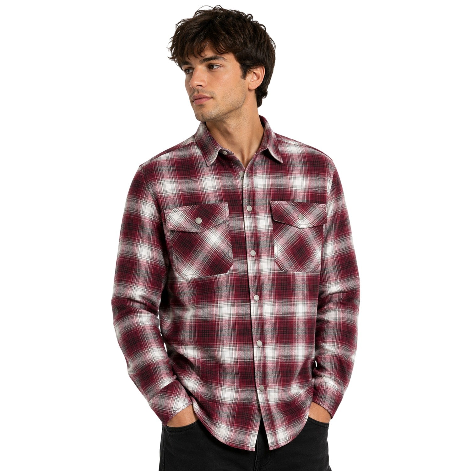 Merlot - Lifestyle - Trespass Mens Collared Shirt