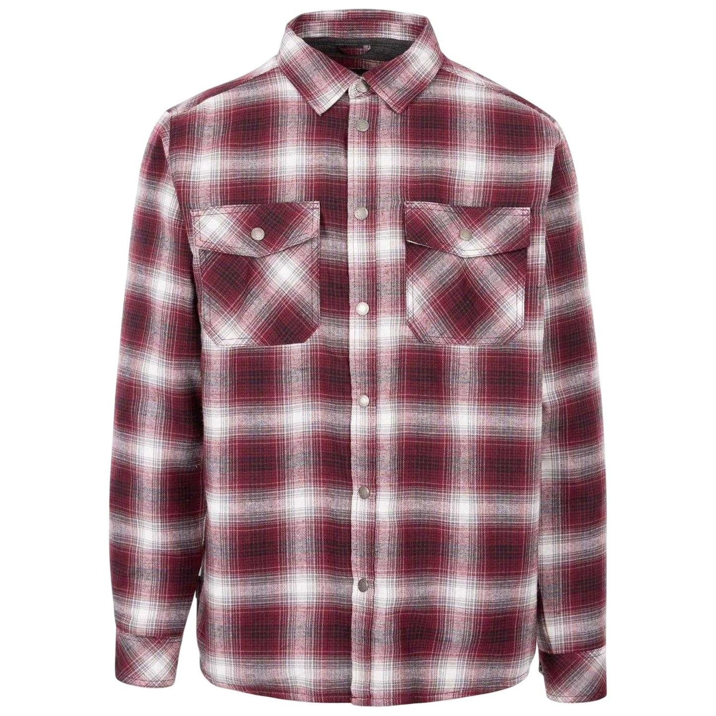 Merlot - Front - Trespass Mens Collared Shirt