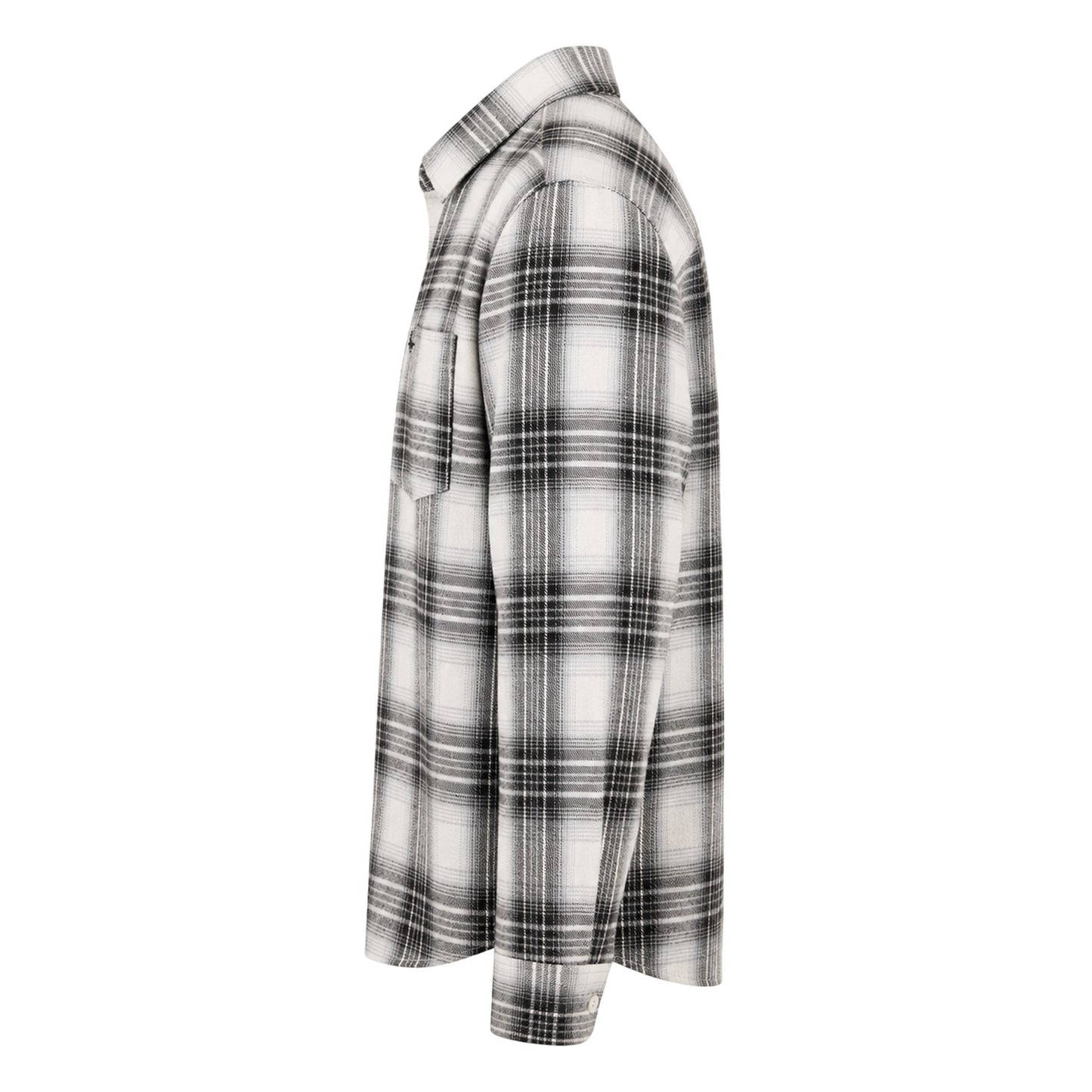 Off White - Side - Jack Wills Mens Plaid Long-Sleeved Shirt