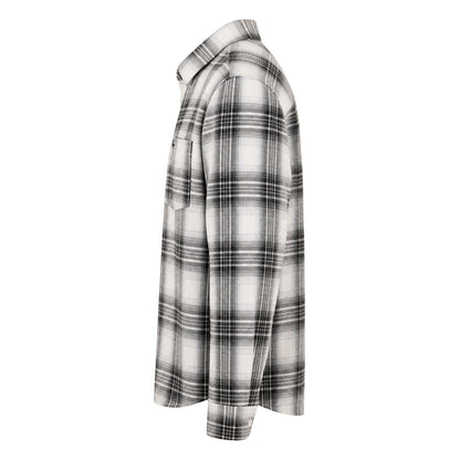 Off White - Side - Jack Wills Mens Plaid Long-Sleeved Shirt
