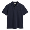 Blue - Front - Gant Mens Archive Shield Embroidered Polo Shirt