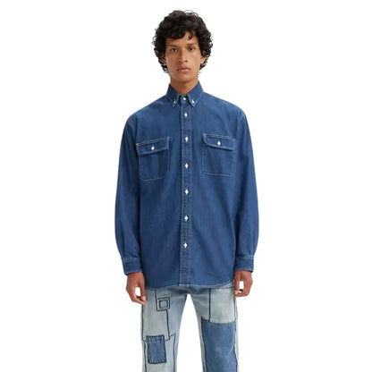 Indigo - Lifestyle - Levis Mens Classic Denim Chest Pocket Shirt