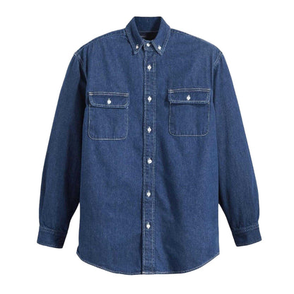 Indigo - Front - Levis Mens Classic Denim Chest Pocket Shirt