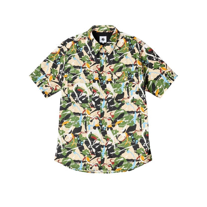 Multicoloured - Front - Pretty Green Mens Convergence Regular Shirt