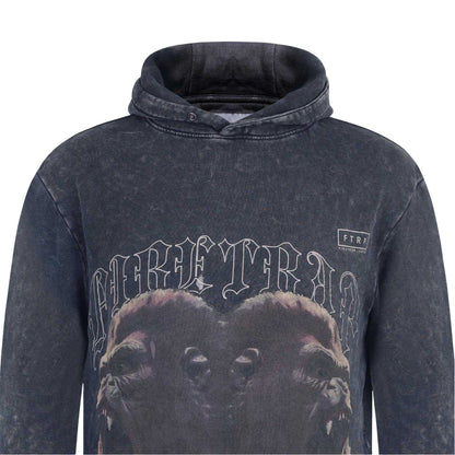 Acid Black - Side - Firetrap Mens Gorilla Hoodie