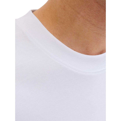 White - Side - Jack And Jones Mens Barron Crew Neck Oversized T-Shirt