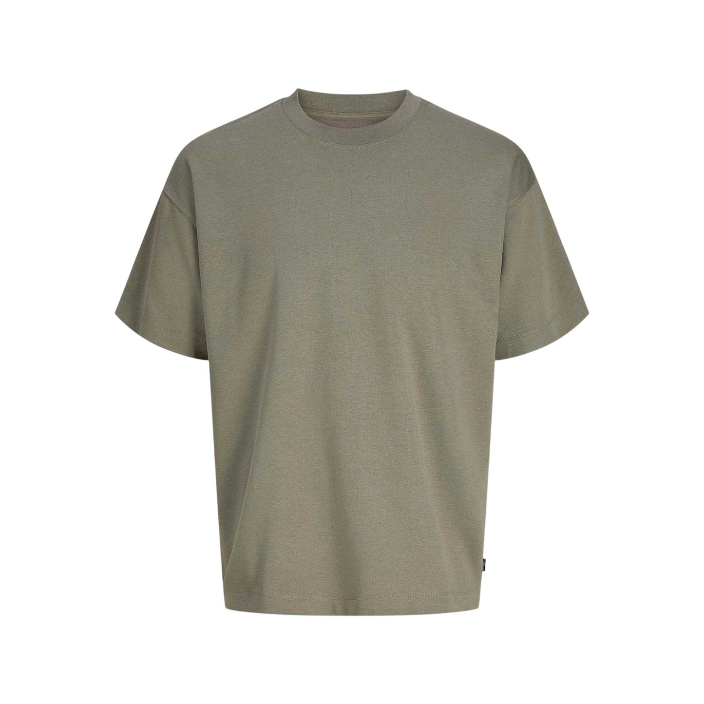 Vetiver - Front - Jack And Jones Mens Barron Crew Neck Oversized T-Shirt