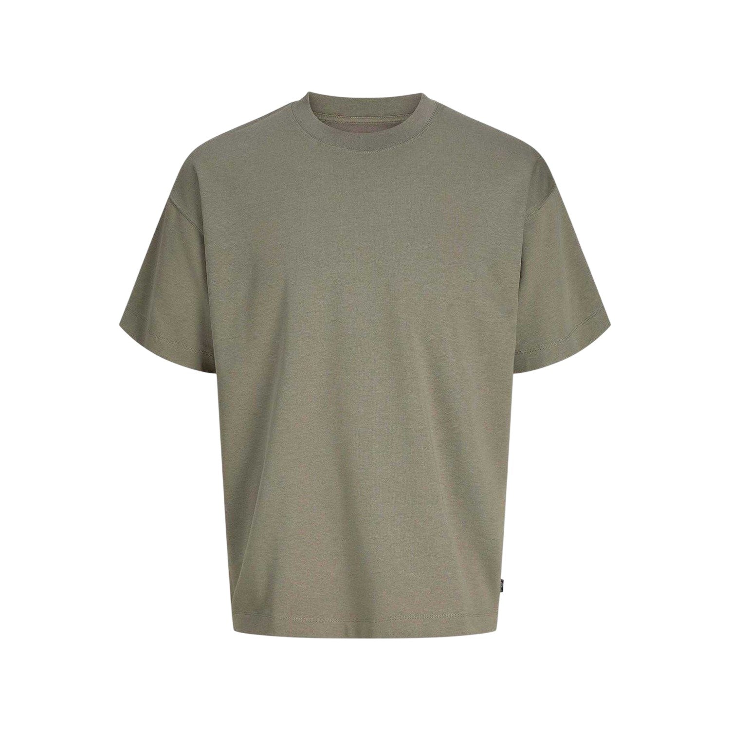 Vetiver - Front - Jack And Jones Mens Barron Crew Neck Oversized T-Shirt