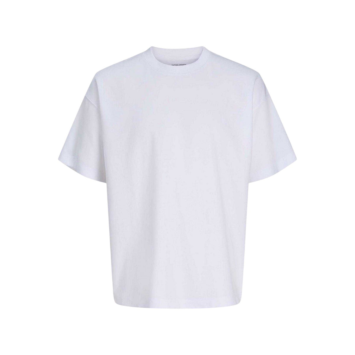 White - Front - Jack And Jones Mens Barron Crew Neck Oversized T-Shirt