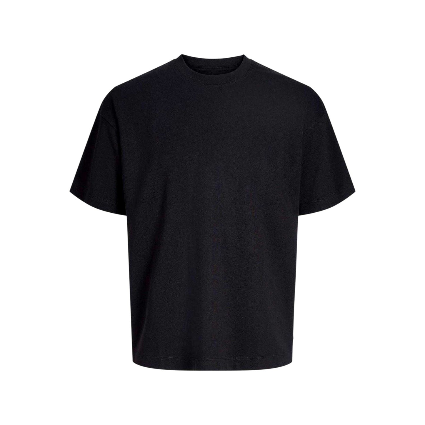 Black - Front - Jack And Jones Mens Barron Crew Neck Oversized T-Shirt