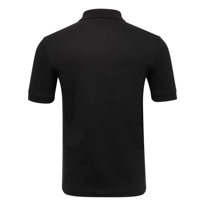 Black - Back - Boss Mens Passenger Box Logo Polo Shirt