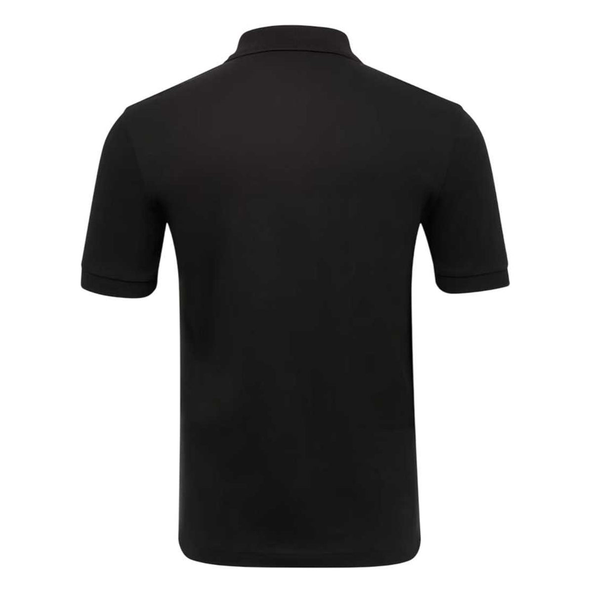 Black - Back - Boss Mens Passenger Box Logo Polo Shirt