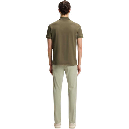 Green - Back - Boss Mens Passenger Box Logo Polo Shirt