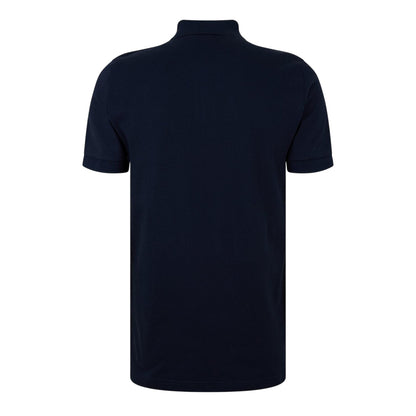 Navy - Back - Boss Mens Passenger Box Logo Polo Shirt