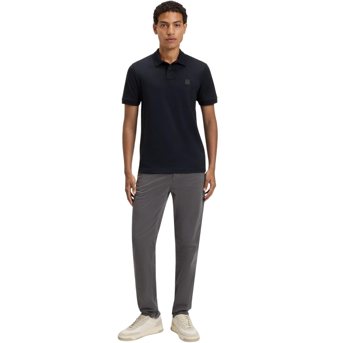 Navy - Lifestyle - Boss Mens Passenger Box Logo Polo Shirt