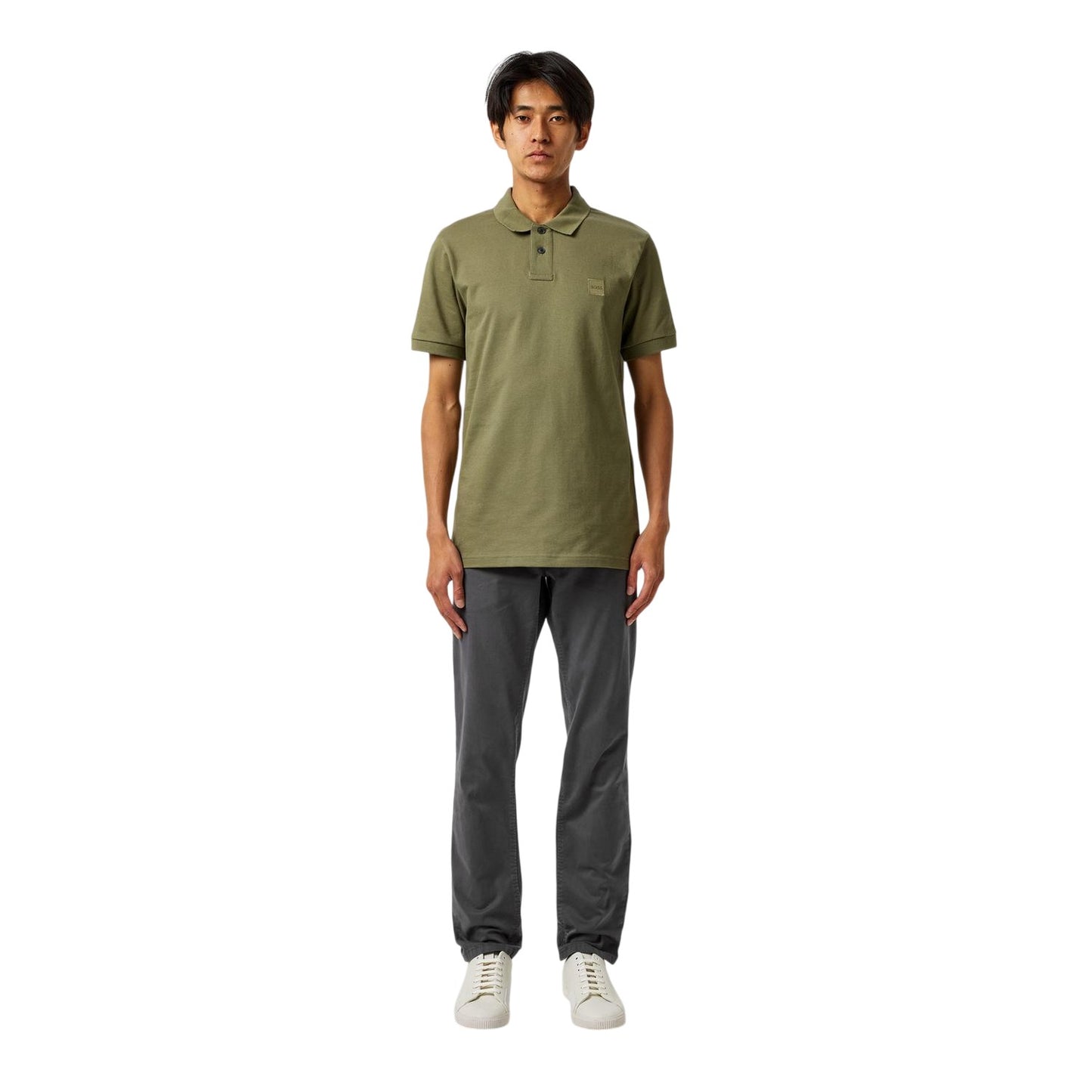 Sage - Lifestyle - Boss Mens Passenger Box Logo Polo Shirt