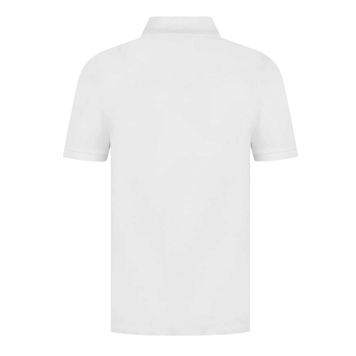 White - Back - Boss Mens Passenger Box Logo Polo Shirt