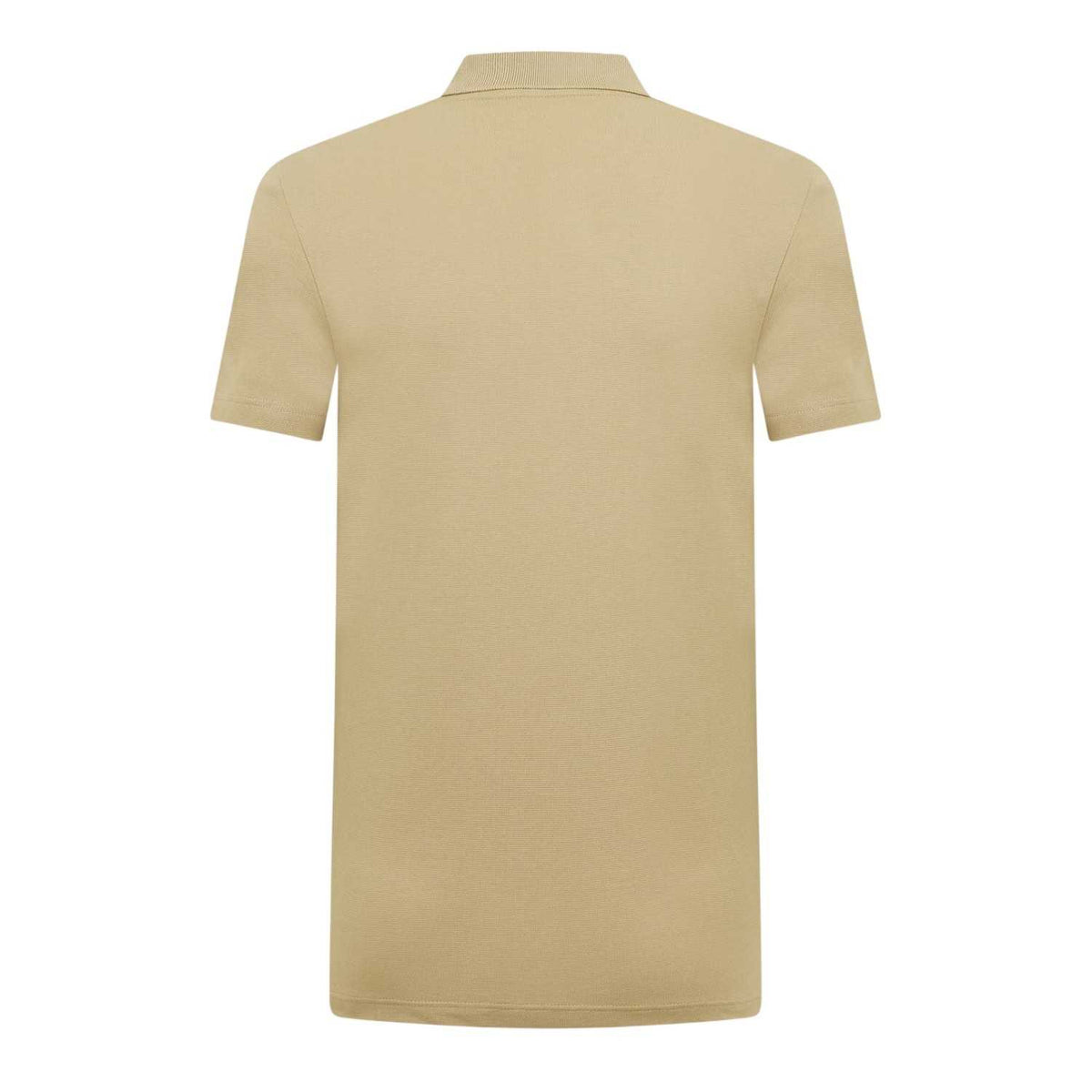 Beige - Back - Lacoste Mens Chest Logo Regular Polo Shirt