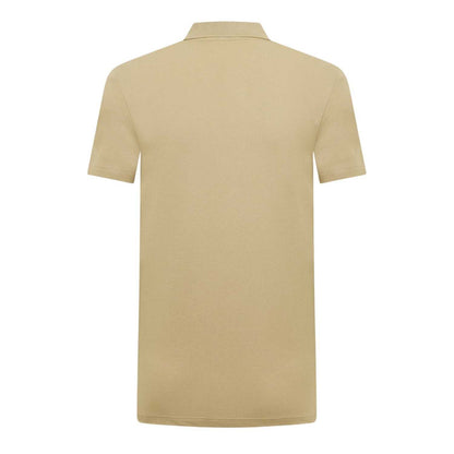 Beige - Back - Lacoste Mens Chest Logo Regular Polo Shirt