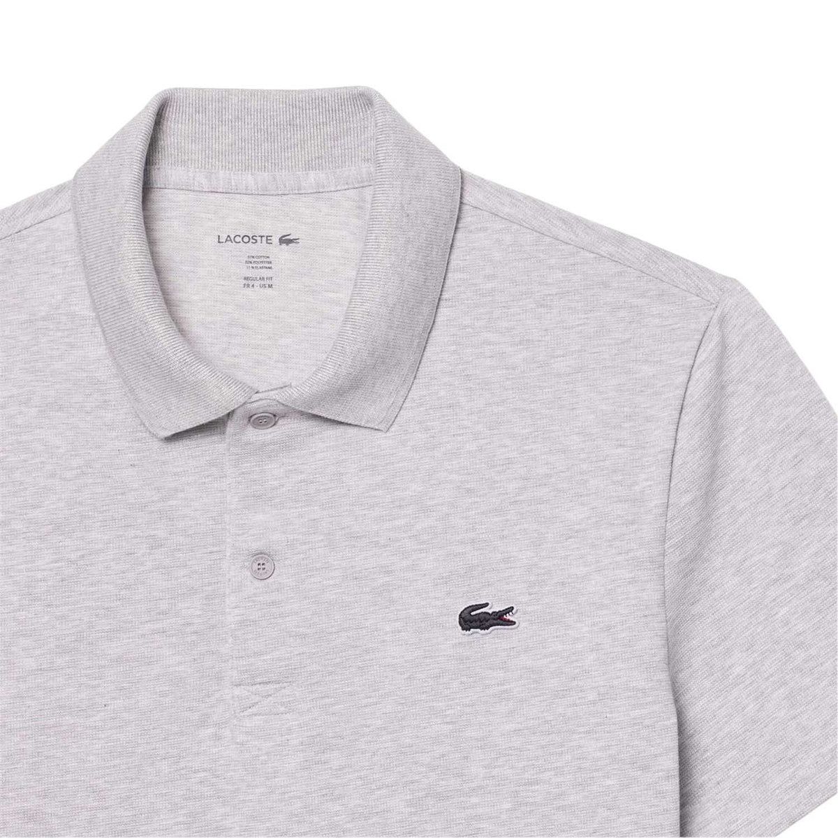 Light - Side - Lacoste Mens Chest Logo Regular Polo Shirt