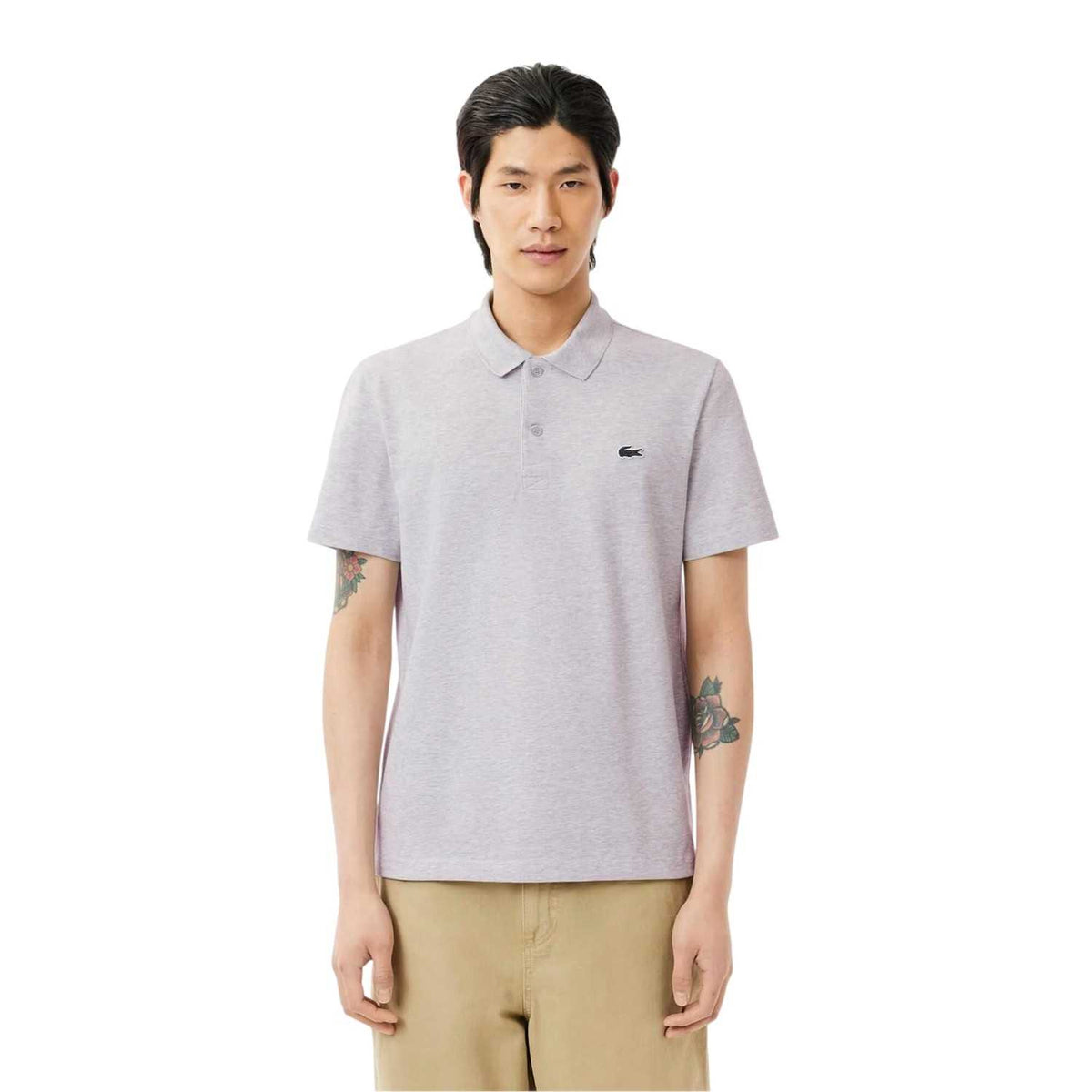Light - Lifestyle - Lacoste Mens Chest Logo Regular Polo Shirt