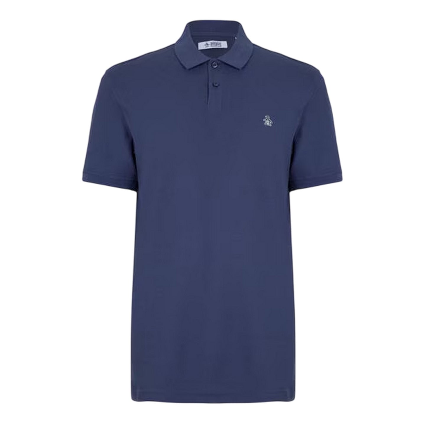 Indigo - Front - Original Penguin Mens Embroidered Logo Polo Shirt