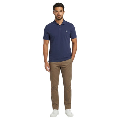 Indigo - Lifestyle - Original Penguin Mens Embroidered Logo Polo Shirt