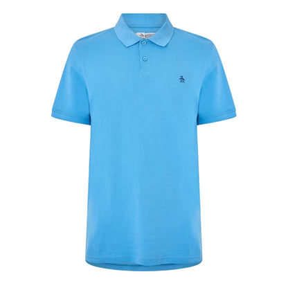 Parisian Blue - Front - Original Penguin Mens Embroidered Logo Polo Shirt