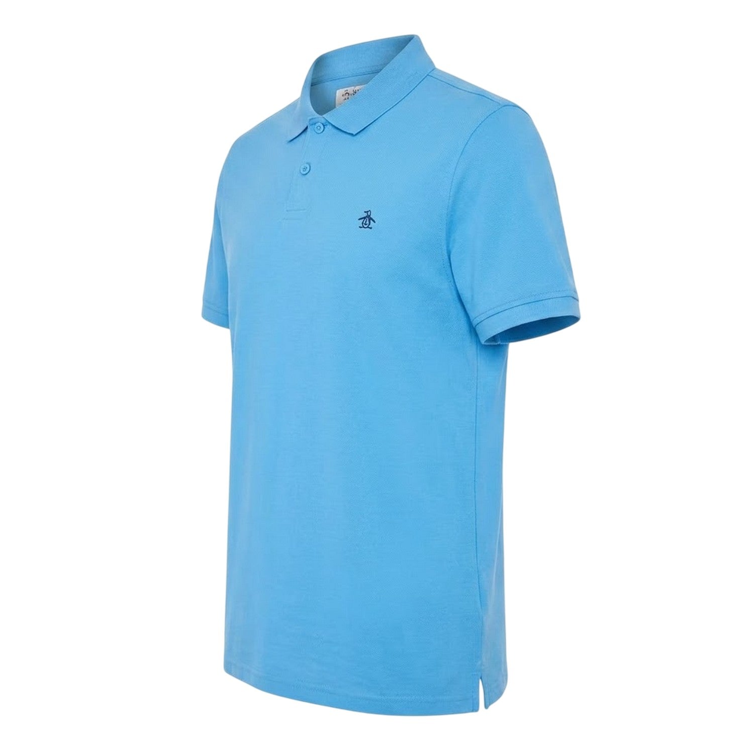 Parisian Blue - Side - Original Penguin Mens Embroidered Logo Polo Shirt