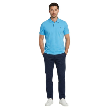 Parisian Blue - Lifestyle - Original Penguin Mens Embroidered Logo Polo Shirt