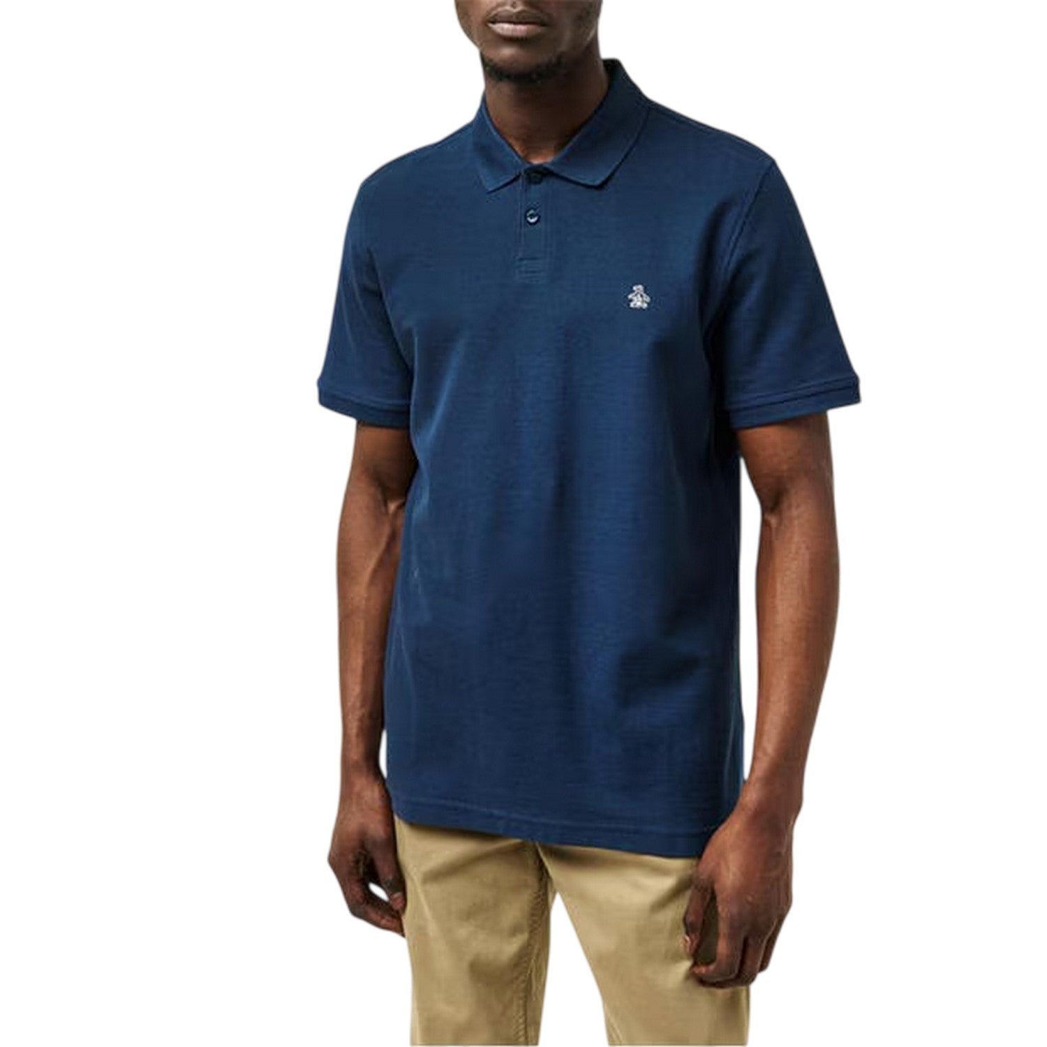 Yale Blue - Lifestyle - Original Penguin Mens Embroidered Logo Polo Shirt