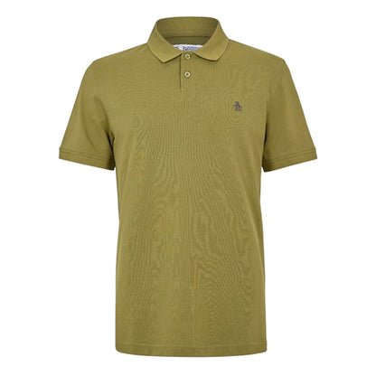 Dusty Olive - Front - Original Penguin Mens Embroidered Logo Polo Shirt