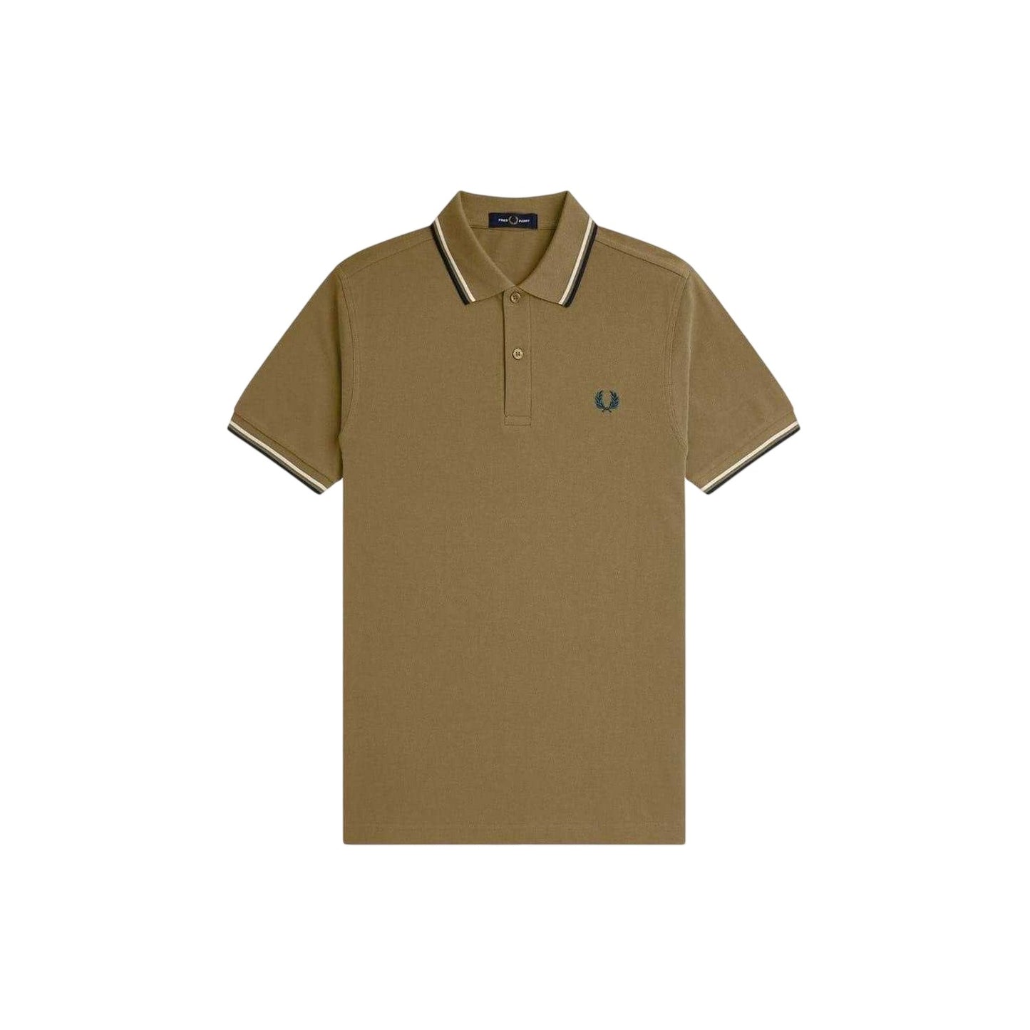 Shaded Blue - Front - Fred Perry Mens Twin Tip Polo Shirt