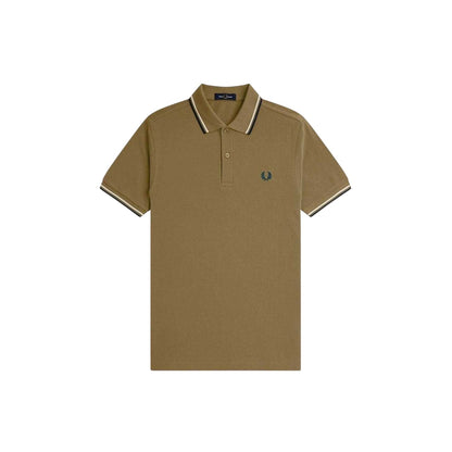 Shaded Blue - Front - Fred Perry Mens Twin Tip Polo Shirt