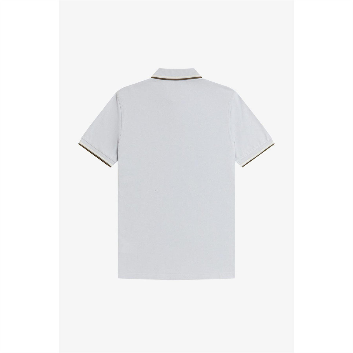 Dusky Blue - Back - Fred Perry Mens Twin Tip Polo Shirt