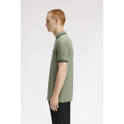 Seagrass - Lifestyle - Fred Perry Mens Twin Tip Polo Shirt