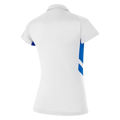 White - Back - Nike Womens-Ladies Contrast Panel Raglan Polo Shirt
