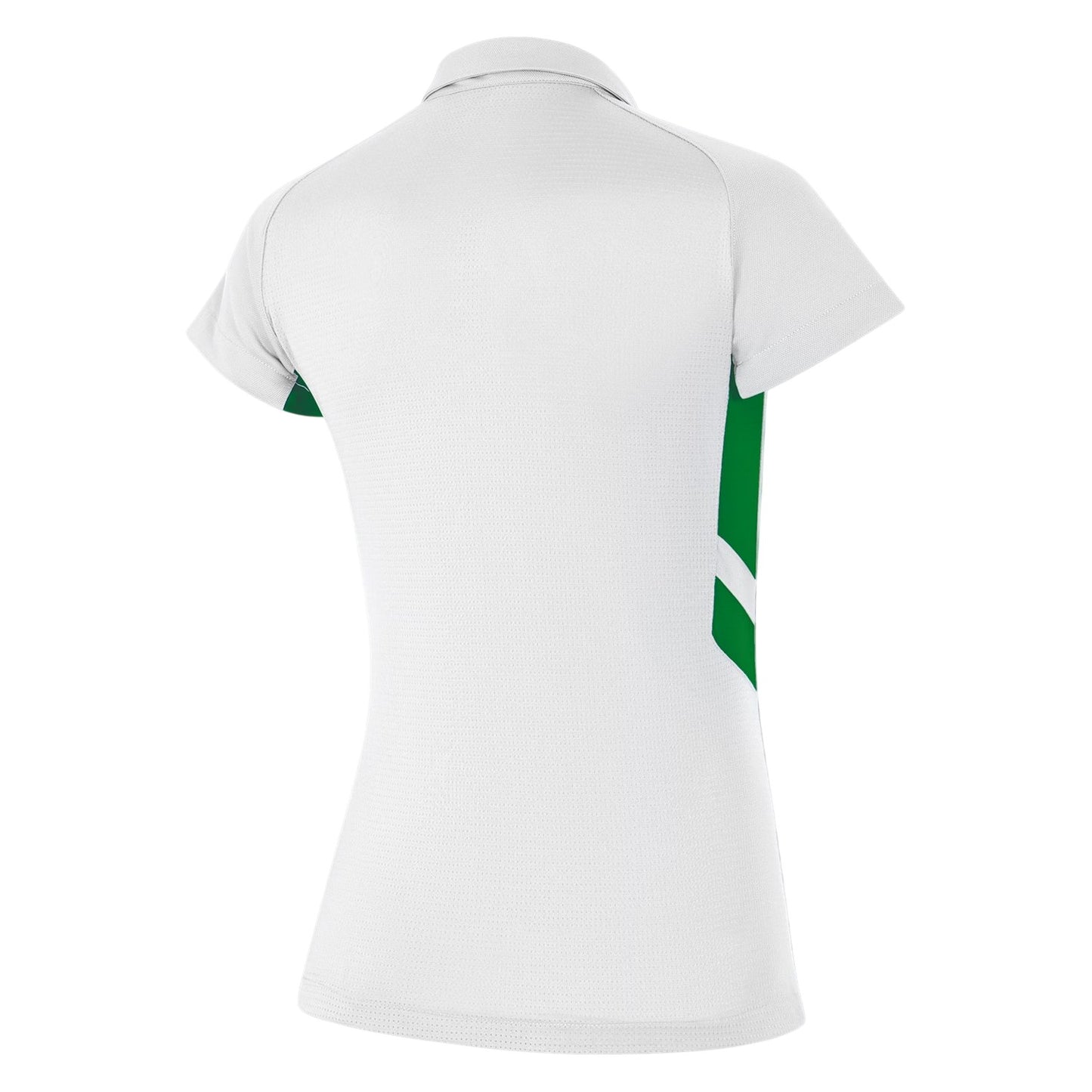 White-Pine Green - Back - Nike Womens-Ladies Contrast Panel Raglan Polo Shirt