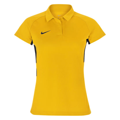 Tour Yellow-Black - Front - Nike Womens-Ladies Contrast Panel Raglan Polo Shirt