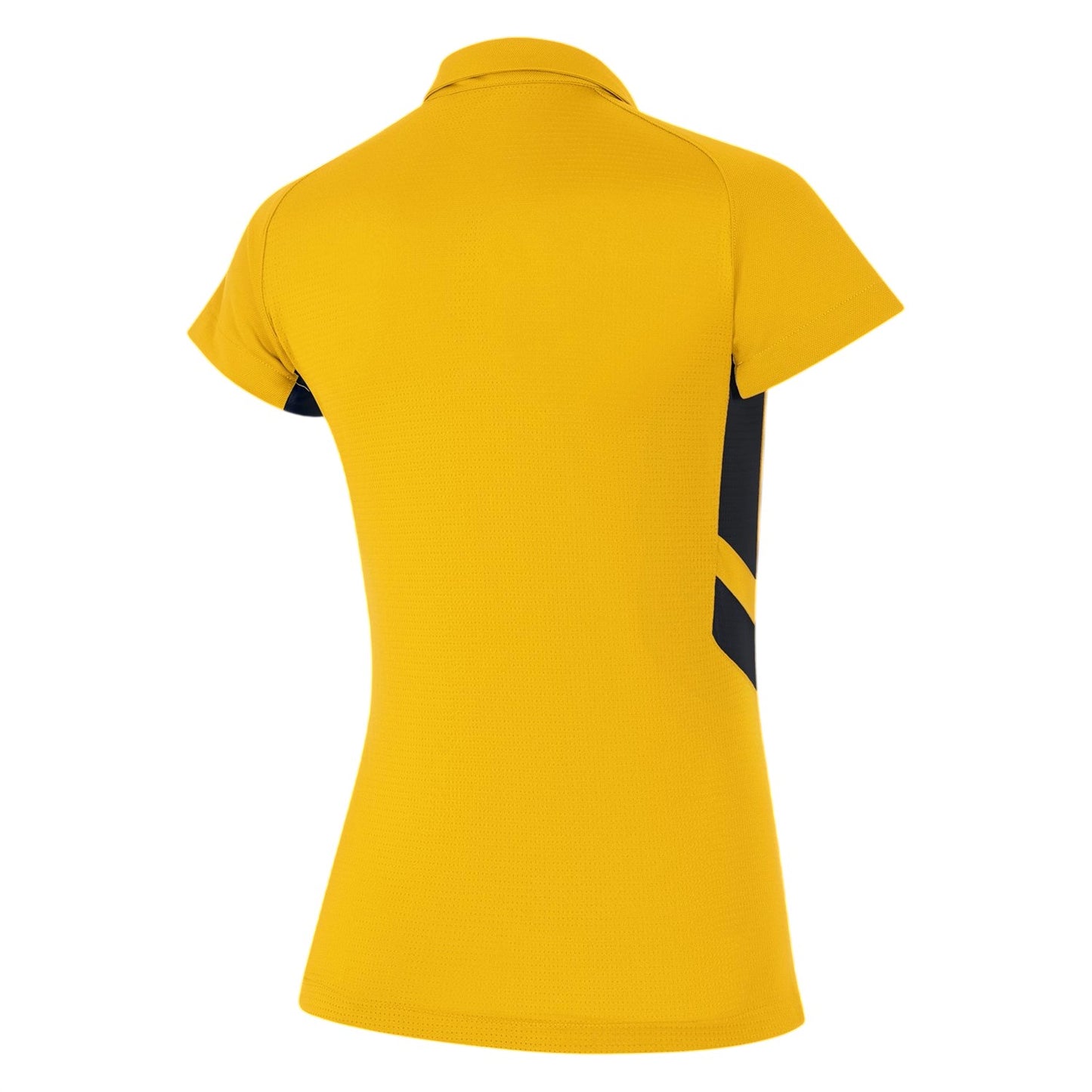 Tour Yellow-Black - Back - Nike Womens-Ladies Contrast Panel Raglan Polo Shirt