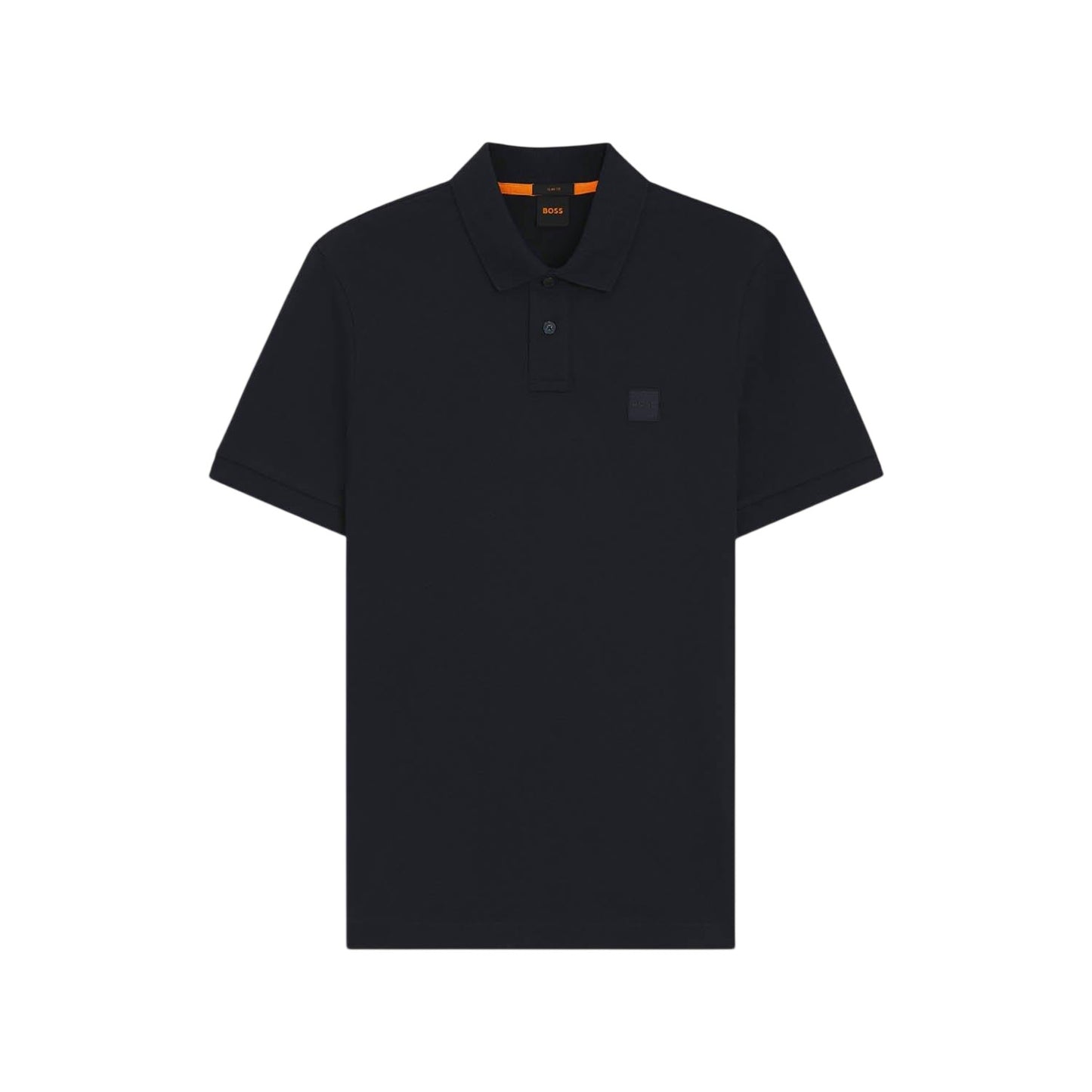 Dark Blue - Front - Boss Mens Passenger Box Logo Polo Shirt