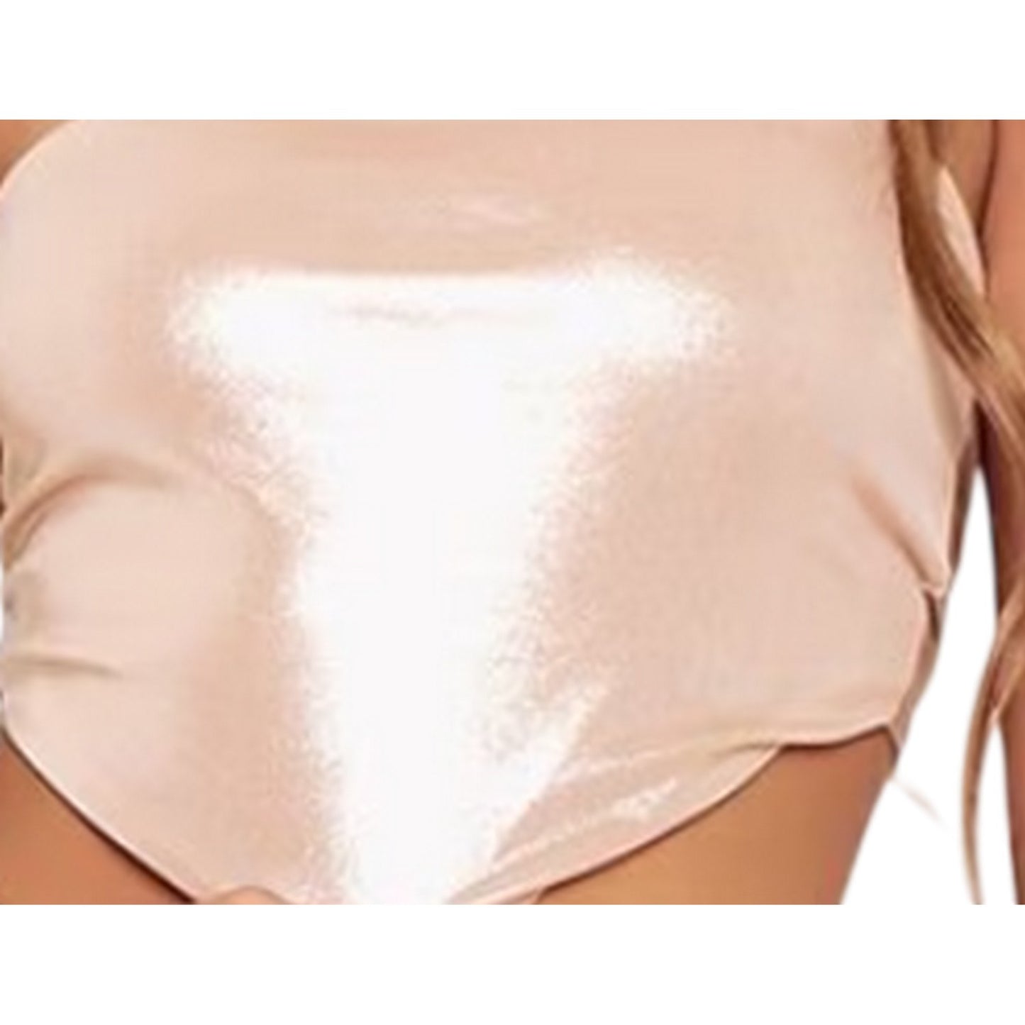 Gold - Back - Missy Empire Womens-Ladies Bandana Crop Top